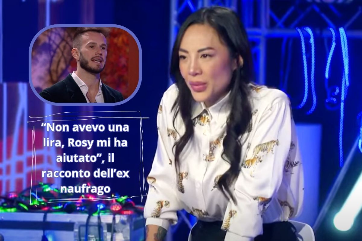 “Non avevo una lira, Rosy mi ha aiutato”, il racconto dell’ex naufrago