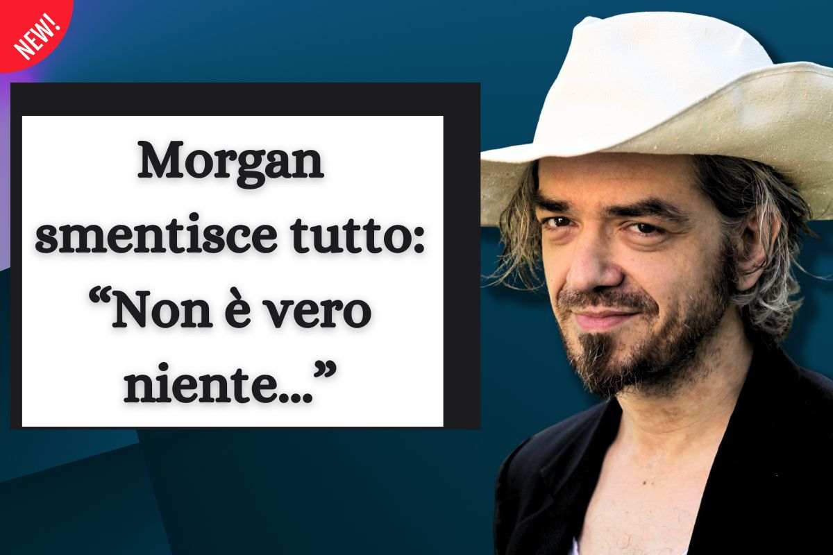 Il cantante Morgan